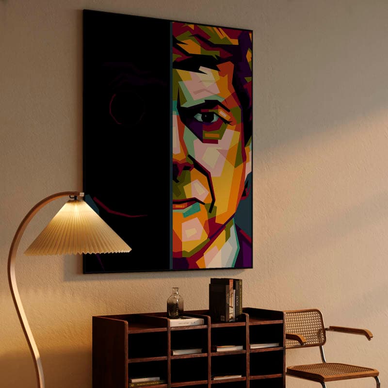 Arsen Wenger Half Black pop art