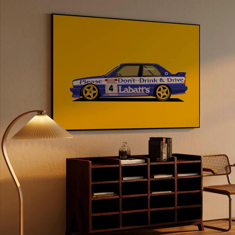 Tim Harvey Labatt's BMW E30 M3 BTCC