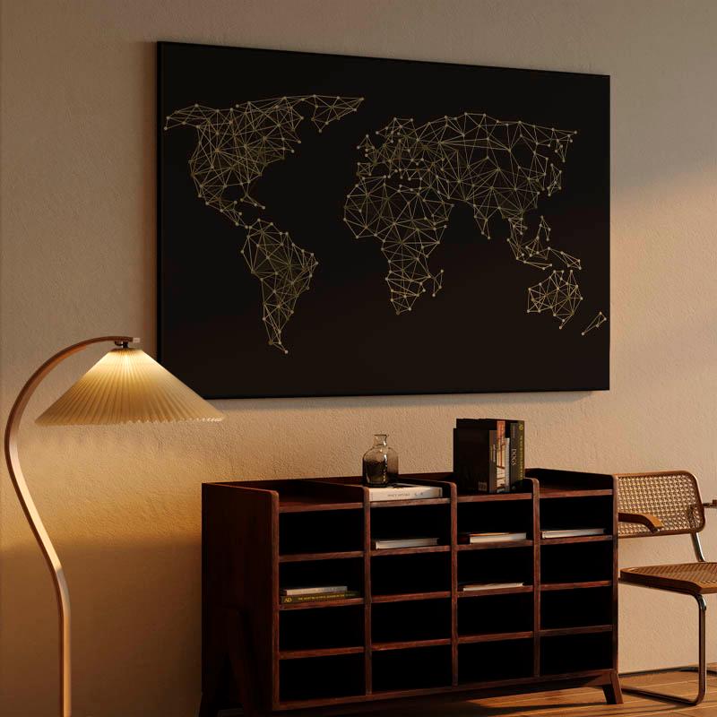 World Map Canvas