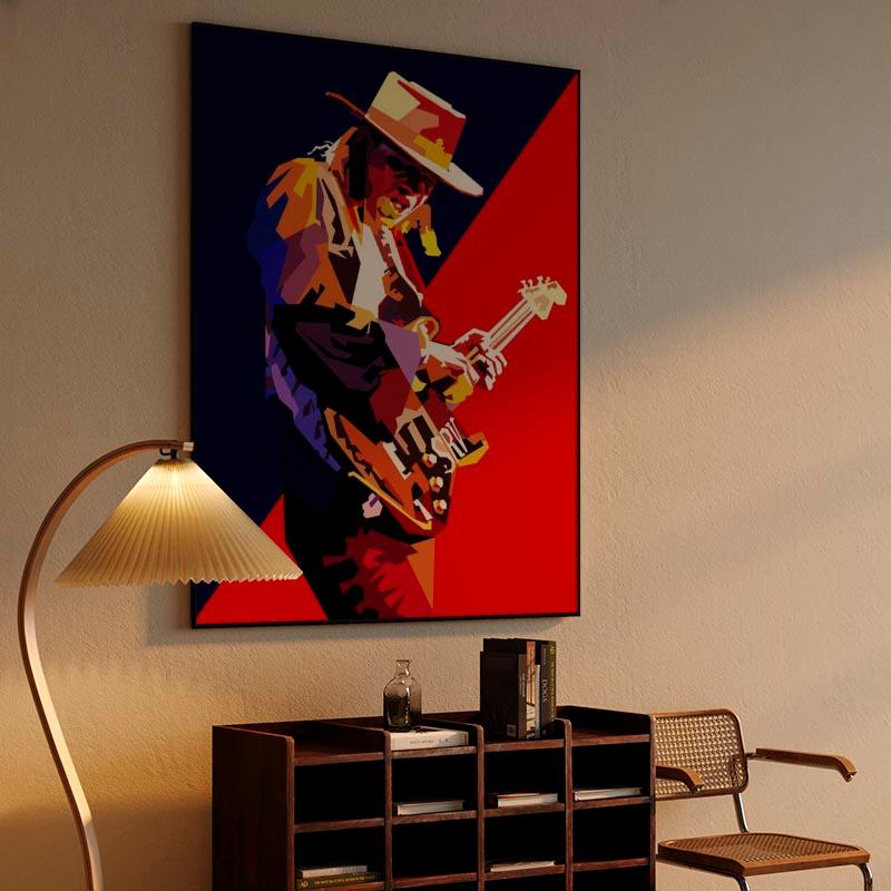 Stevie Ray Vaughan Rock Blues Pop WPAP 