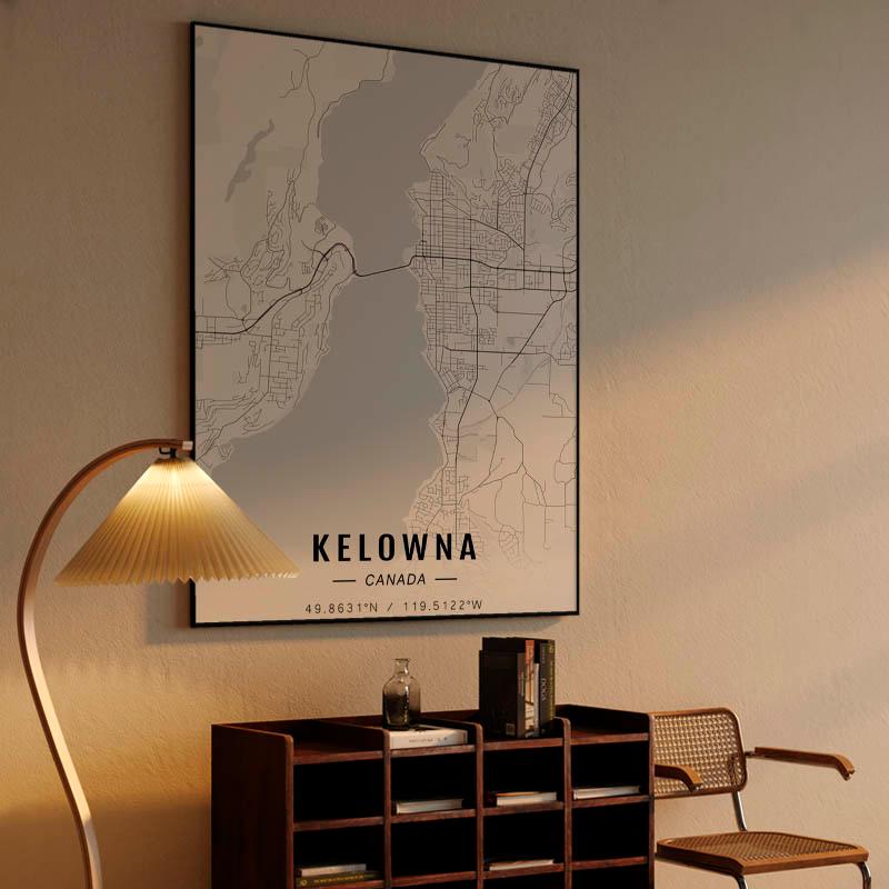 Kelowna map