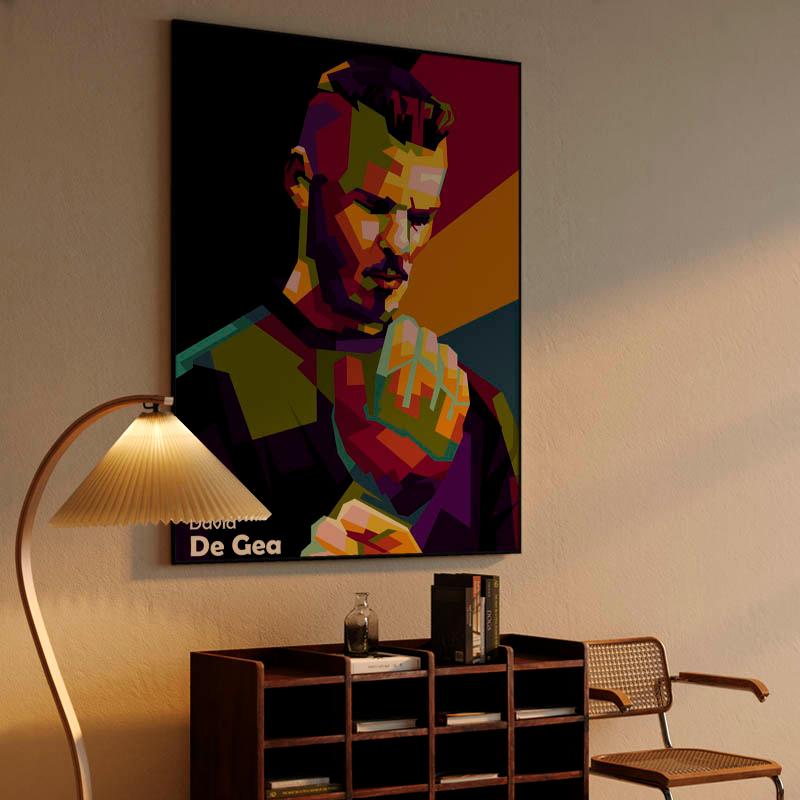 David De Gea amazing football pop art