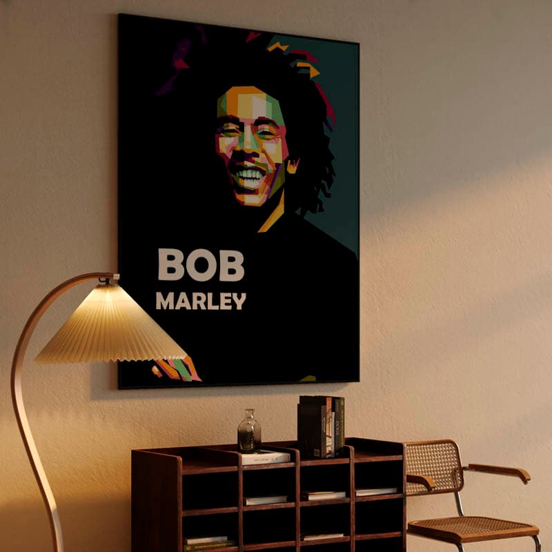 Bob Marley in pop art amazing