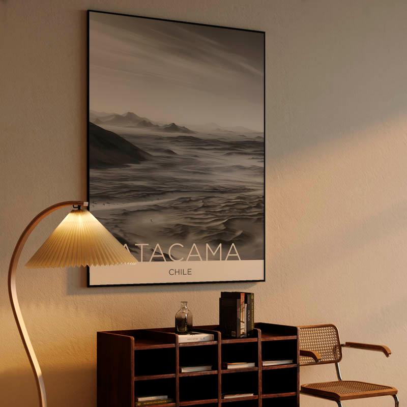 The Atacama Desert - Chile - Charcoal Technique