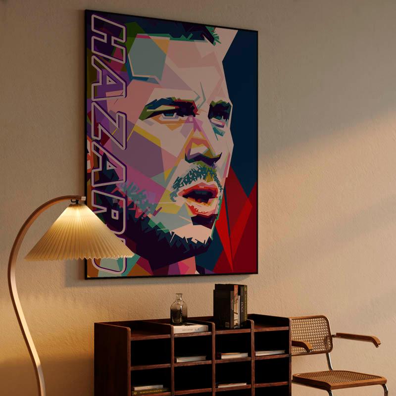 Eden Hazard n wpap pop art
