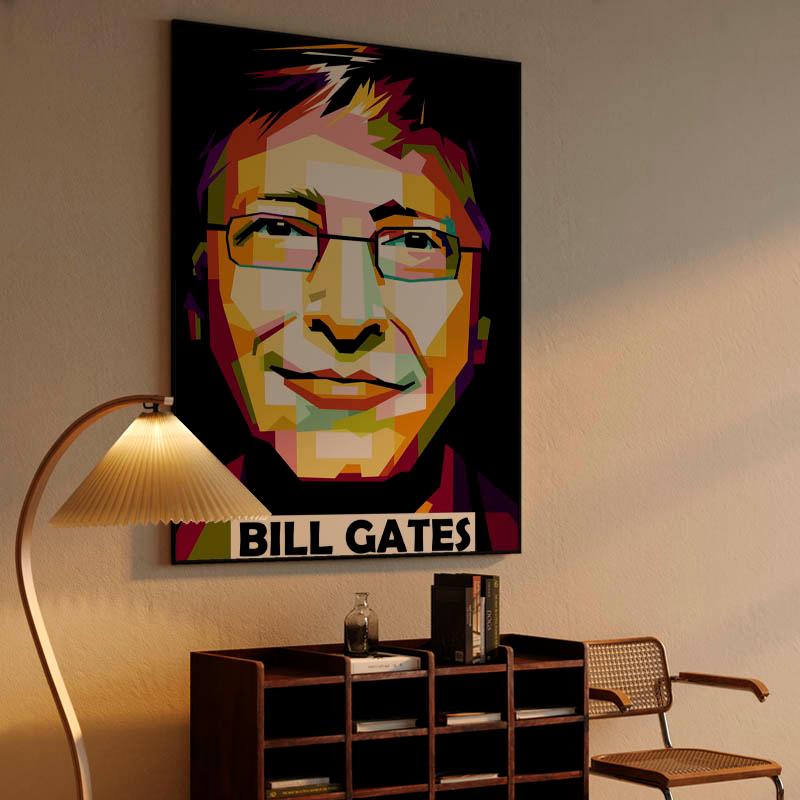 Amazing pop art Bill Gates