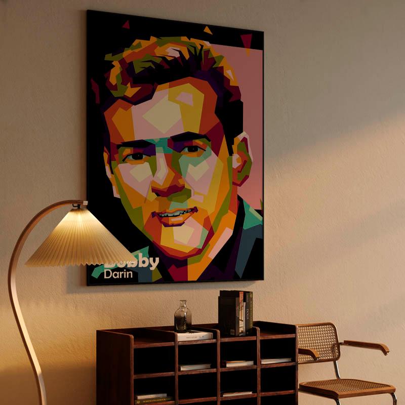 Music 70s Bobby Darin in wpap art
