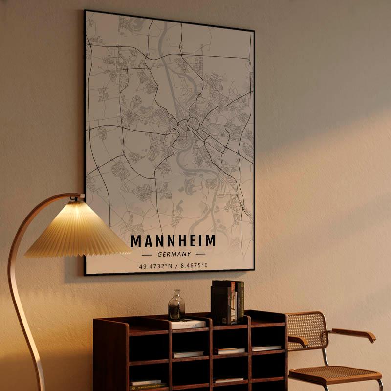 Mannheim map