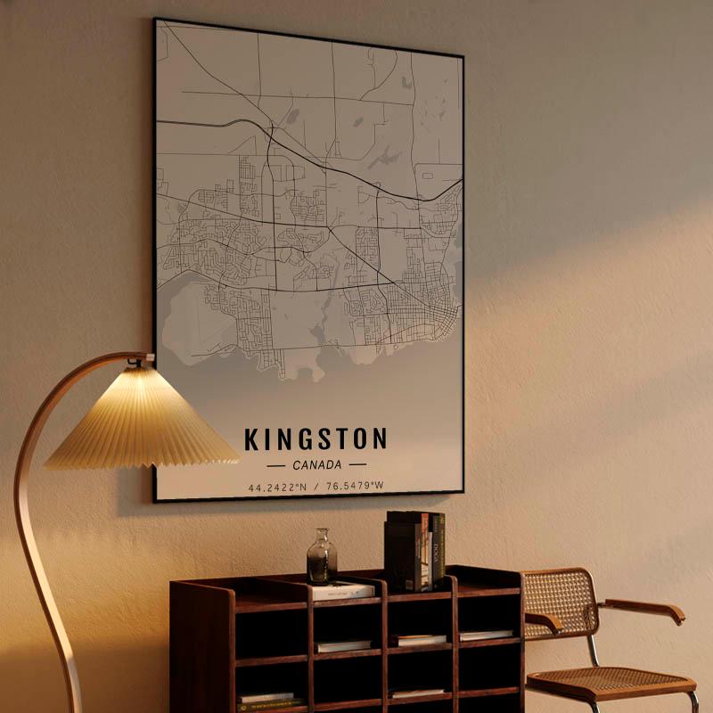 Kingston map