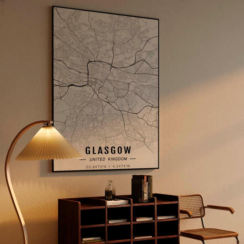 Glasgow map
