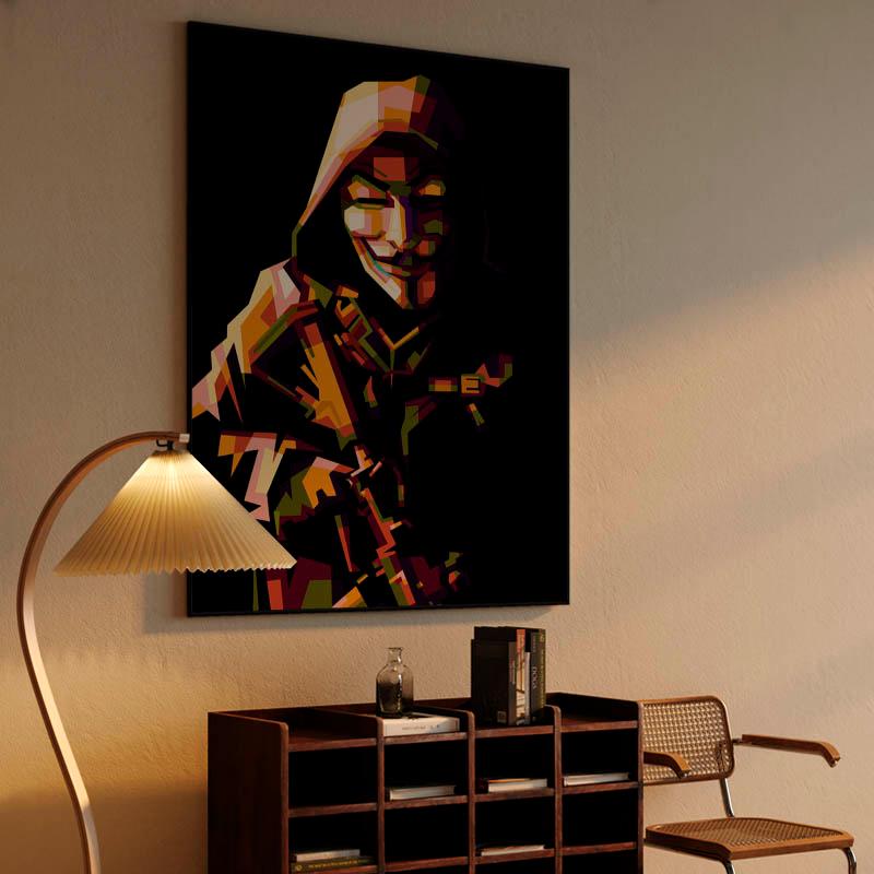 Vendetta Hacker in wpap art