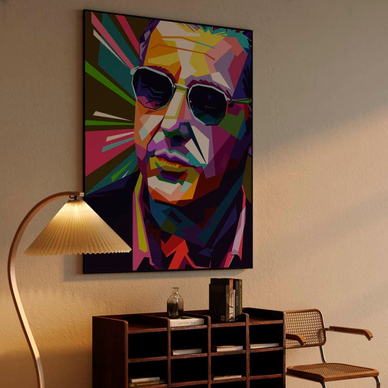 The Good Father II in wpap pop art