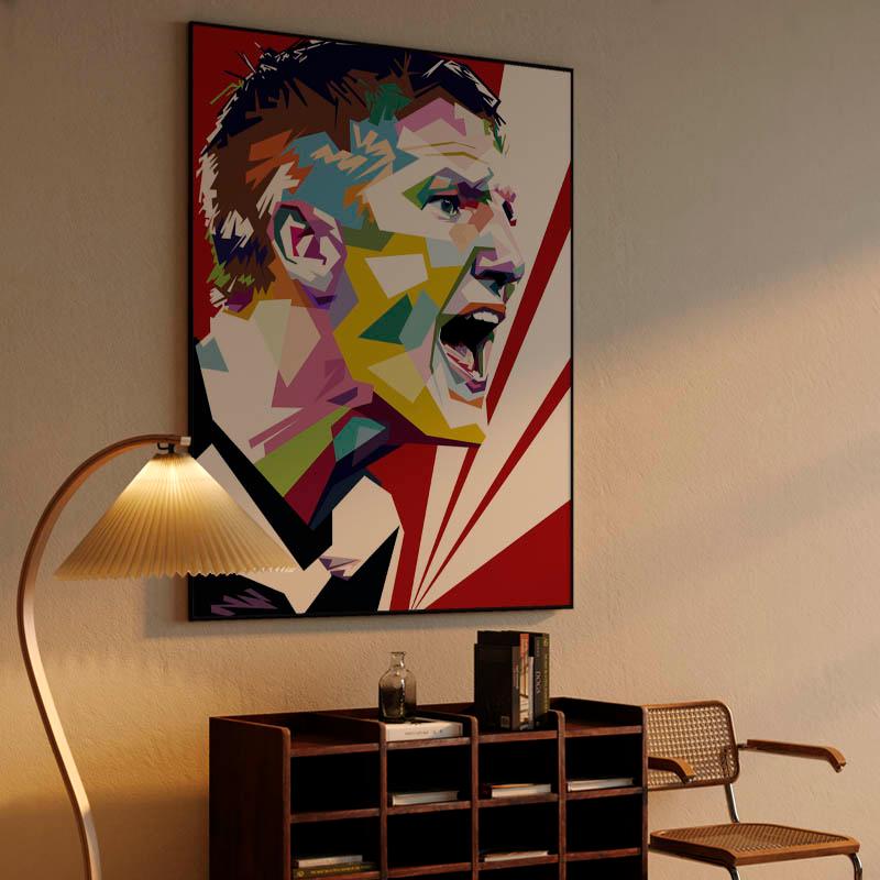 Bastian Schweinsteiger in wpap pop art