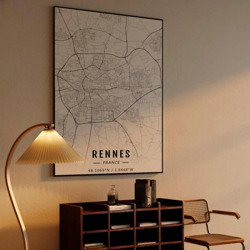 Rennes map