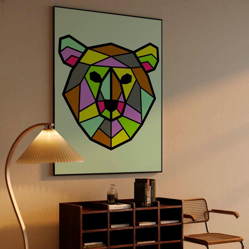Vector Mosaic Bear