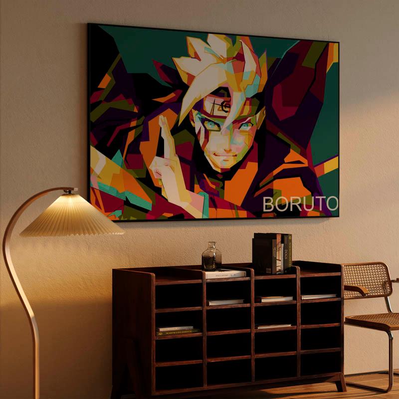 Anime Boruto in pop art