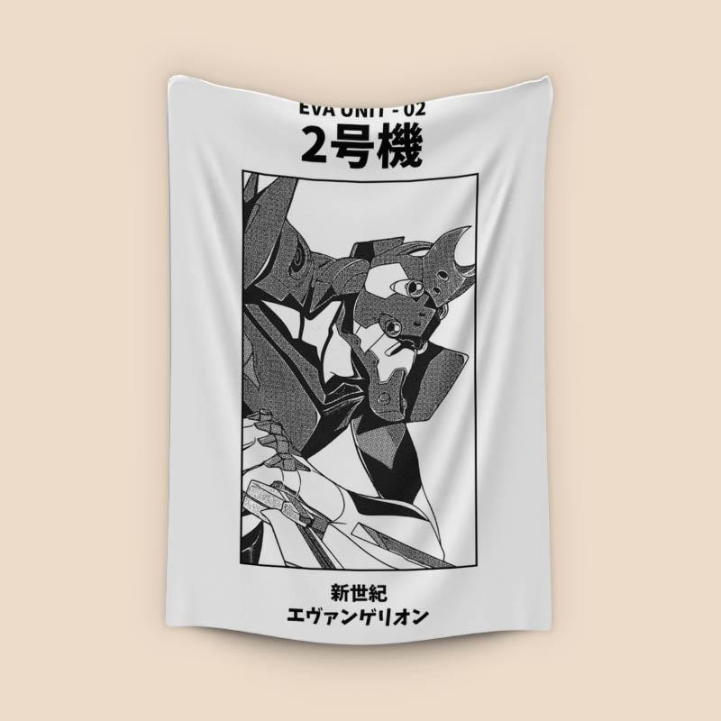 Eva Unit 02 Black and White