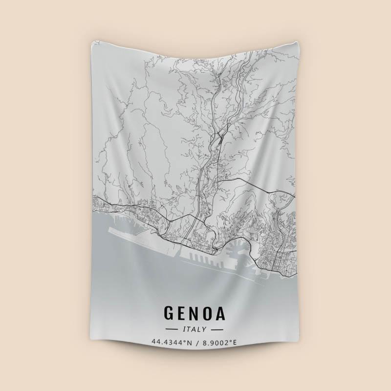 Genoa map