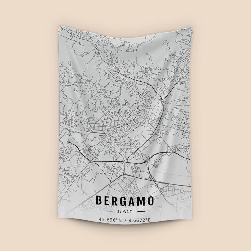 Bergamo map