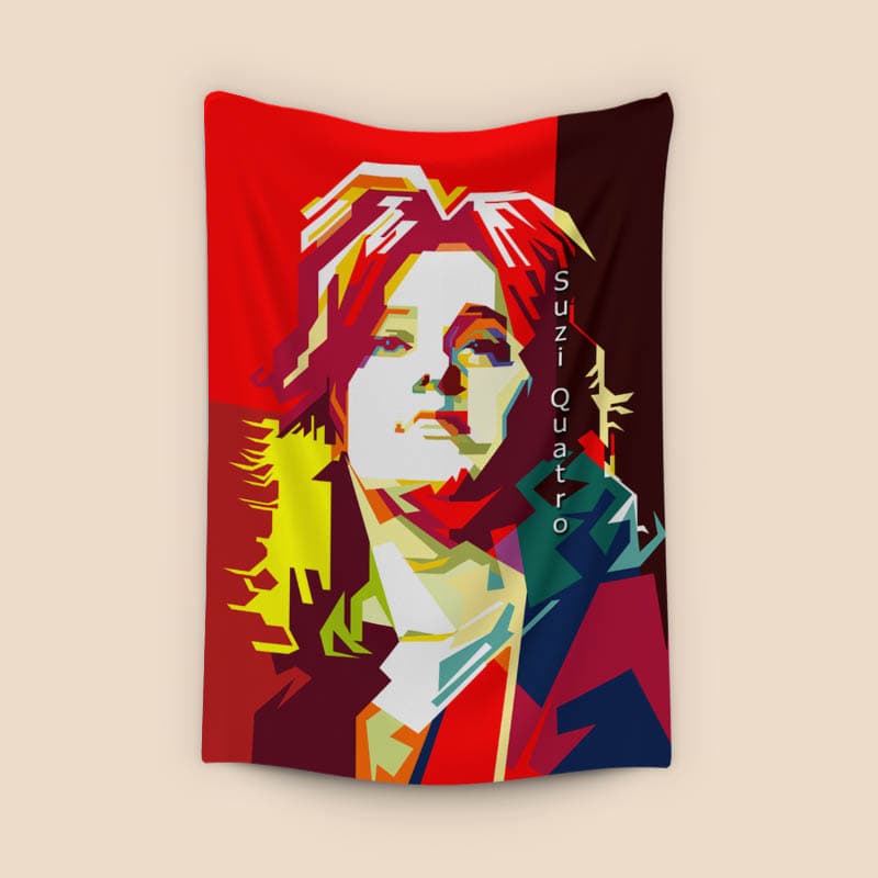 Suzi Quatro Pop Art WPAP