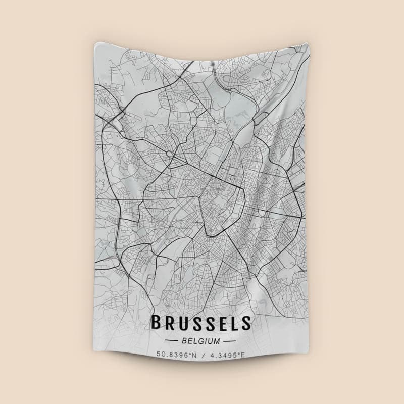 Brussels map
