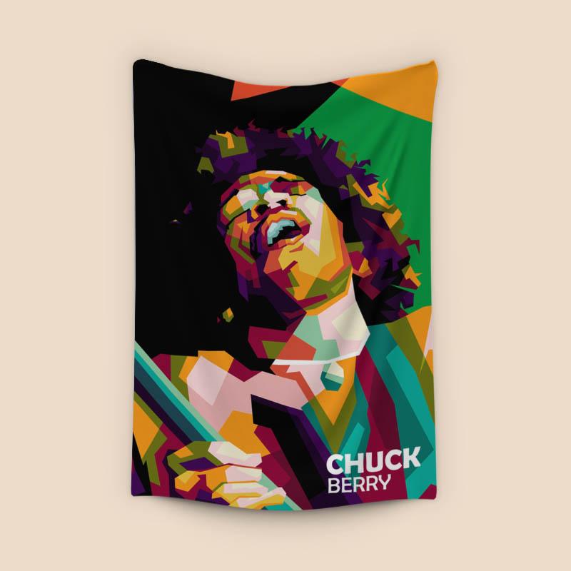 Legend Music Chuck Berry in pop art