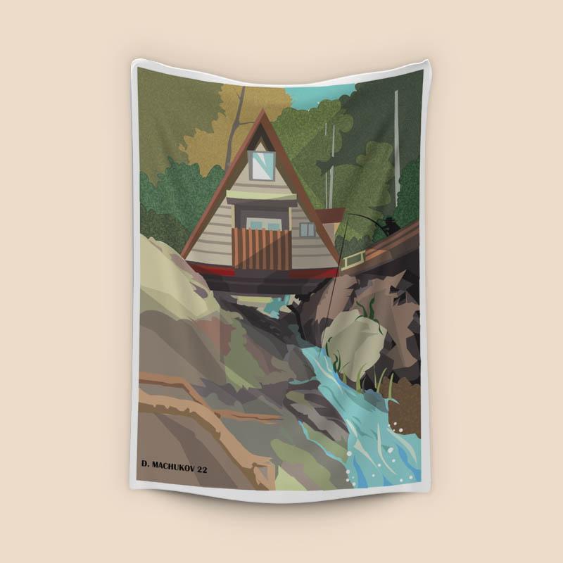 My childhood cabin in the woods