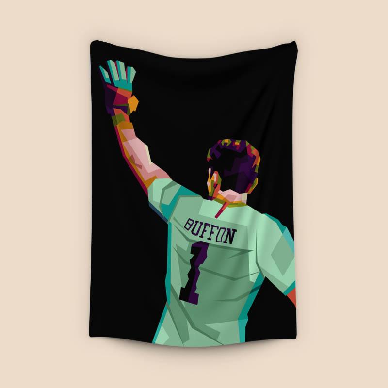Gianluigi Buffon in wpap pop art