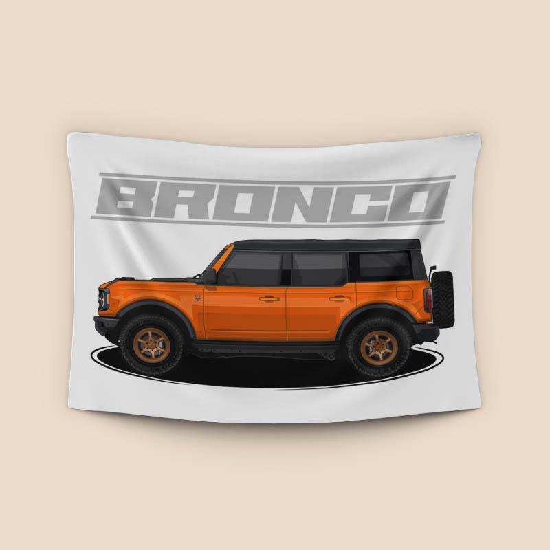 Ford Bronco Car Canvas Ford