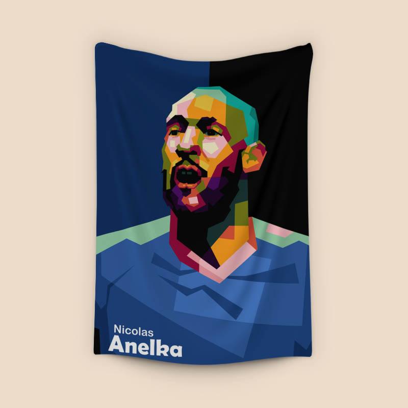 Nicolas Anelka in wpap pop art