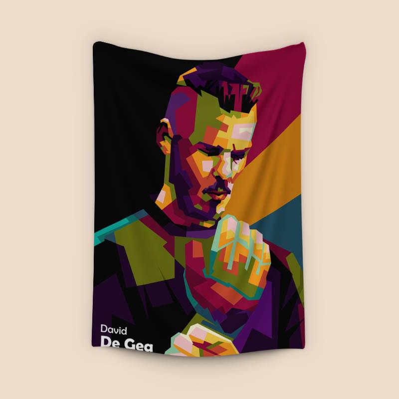 David De Gea amazing football pop art