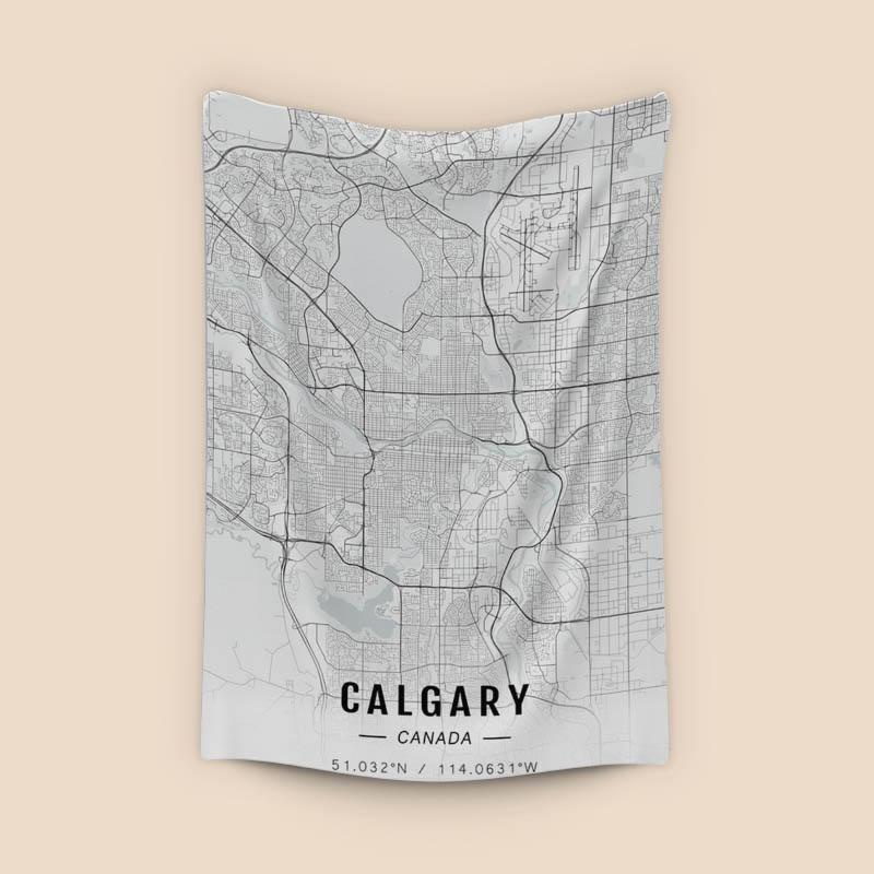 Calgary map