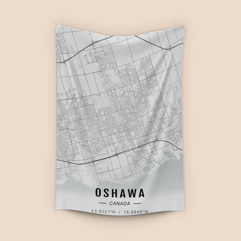 Oshawa map