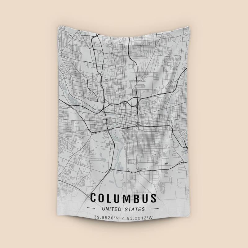 Columbus map