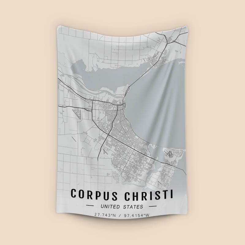 Corpus-Christi map