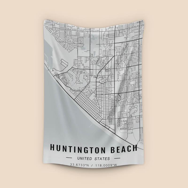 Huntington Beach map