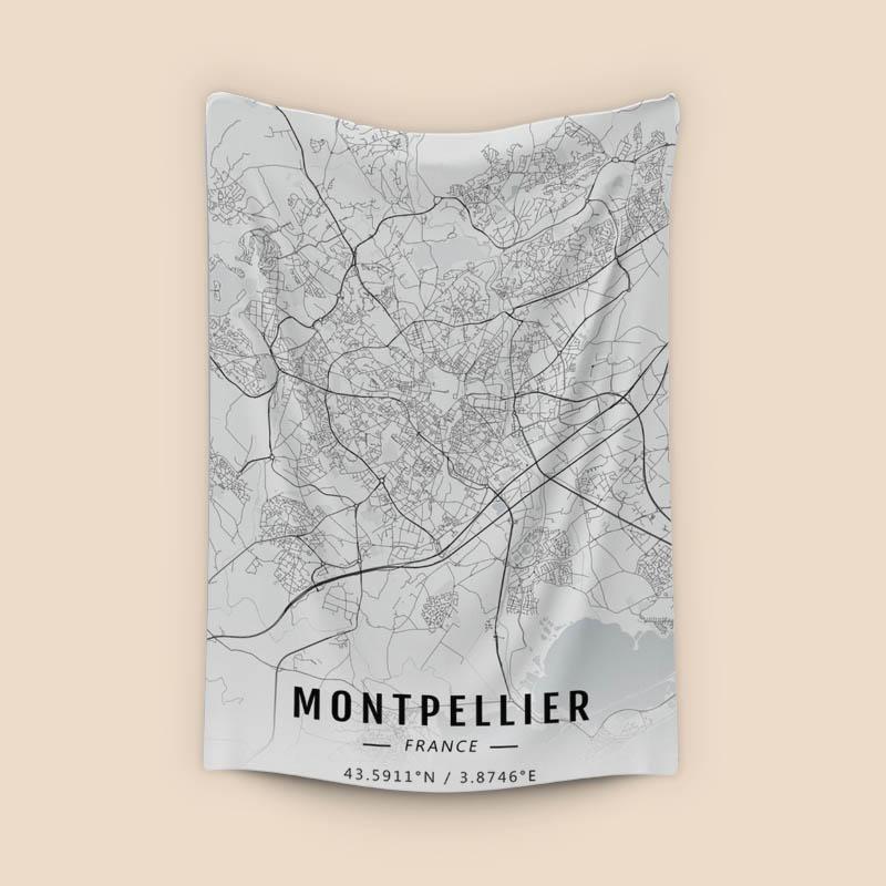 Montpellier map