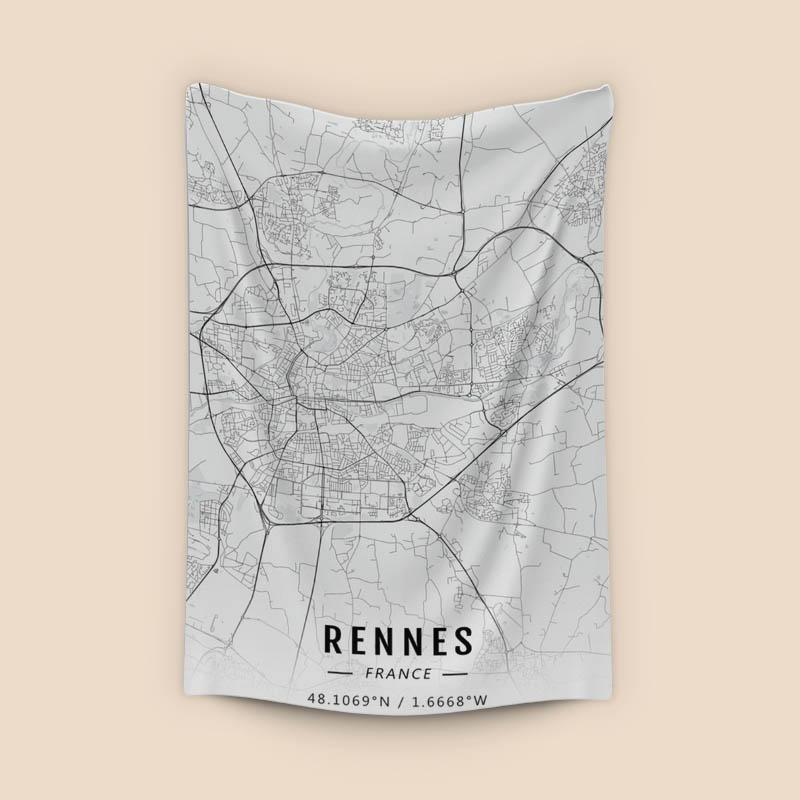 Rennes map