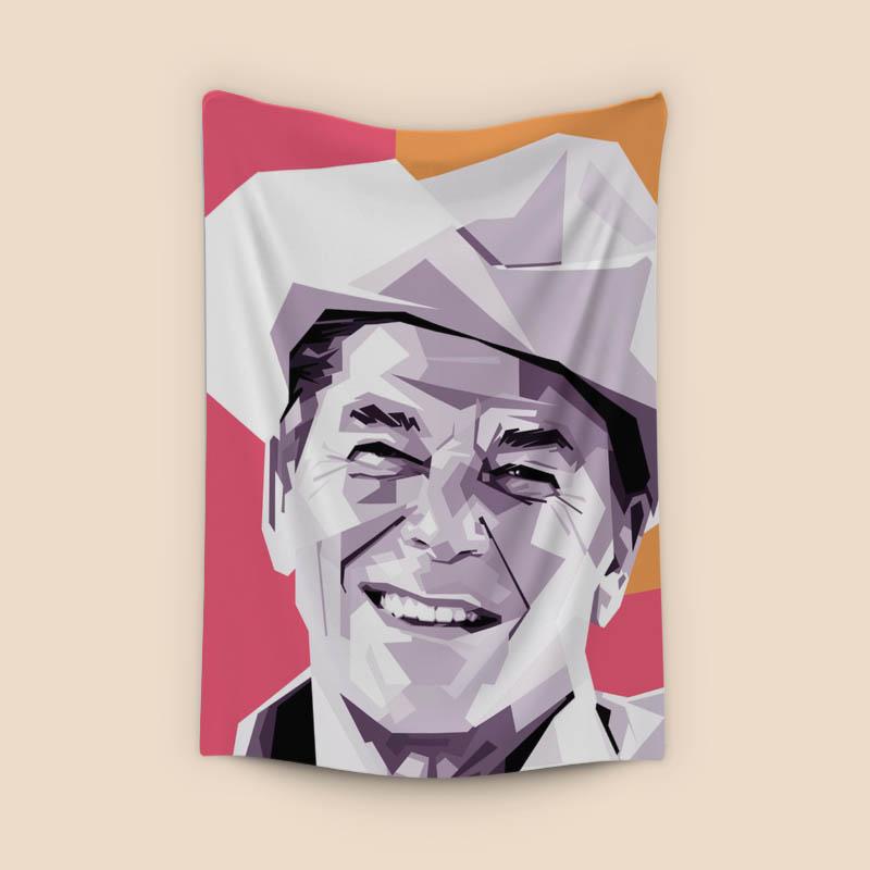 Ronald Reagan black &amp; white