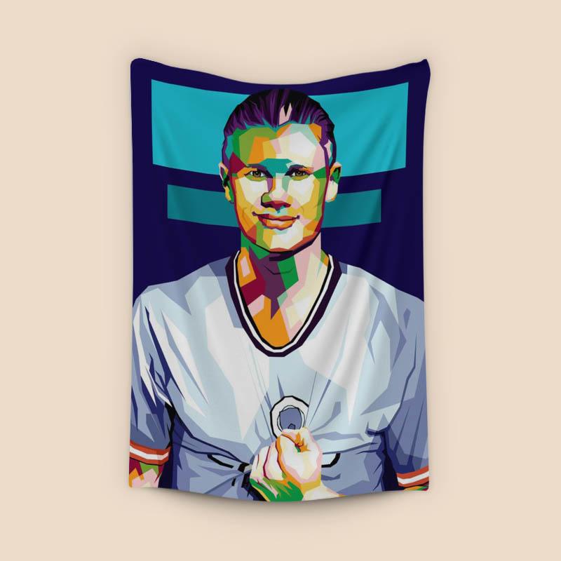 Erling Haaland in best illustration