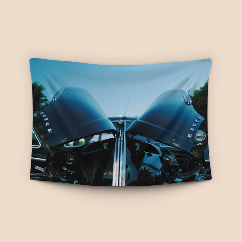 Black Buick Eight Canvas Print