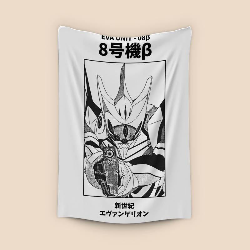 Eva Unit 08 Black and White