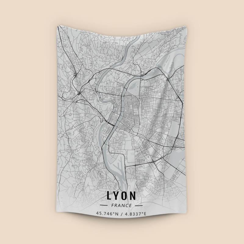 Lyon map