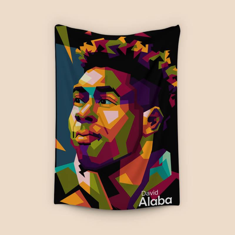 David Alaba in Pop art
