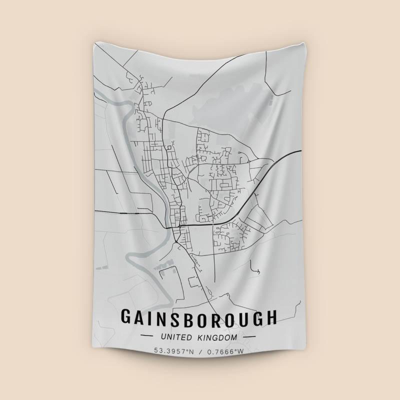 Gainsborough map
