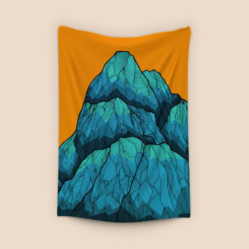 The tall green peaks