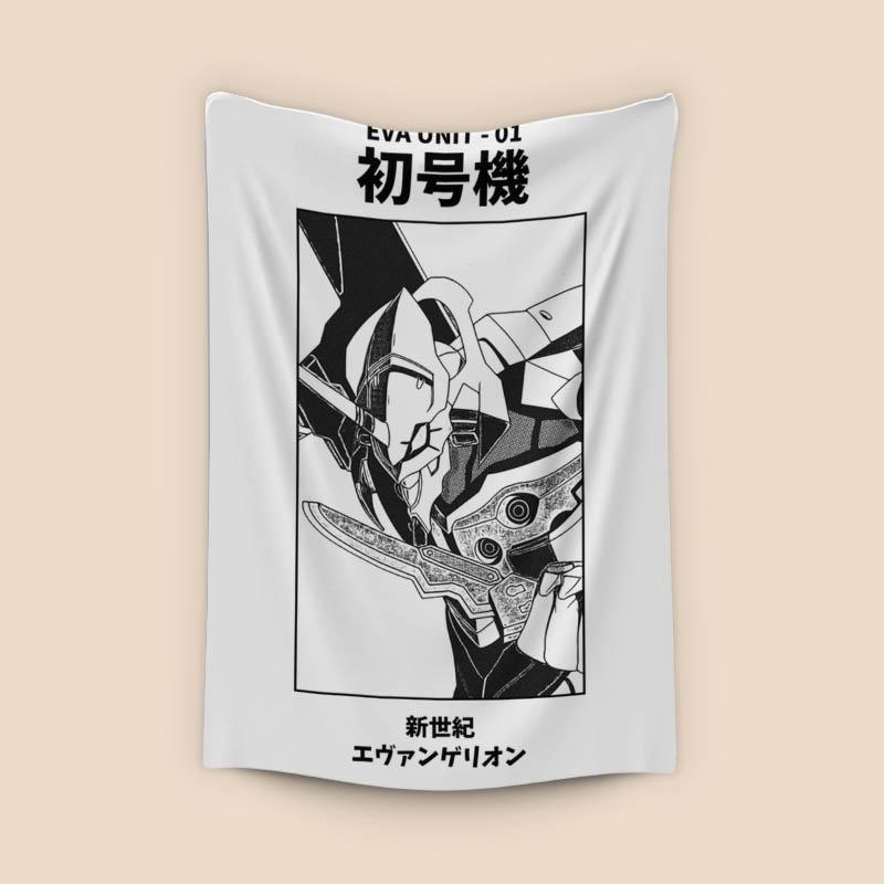 Eva Unit 01 Black and White