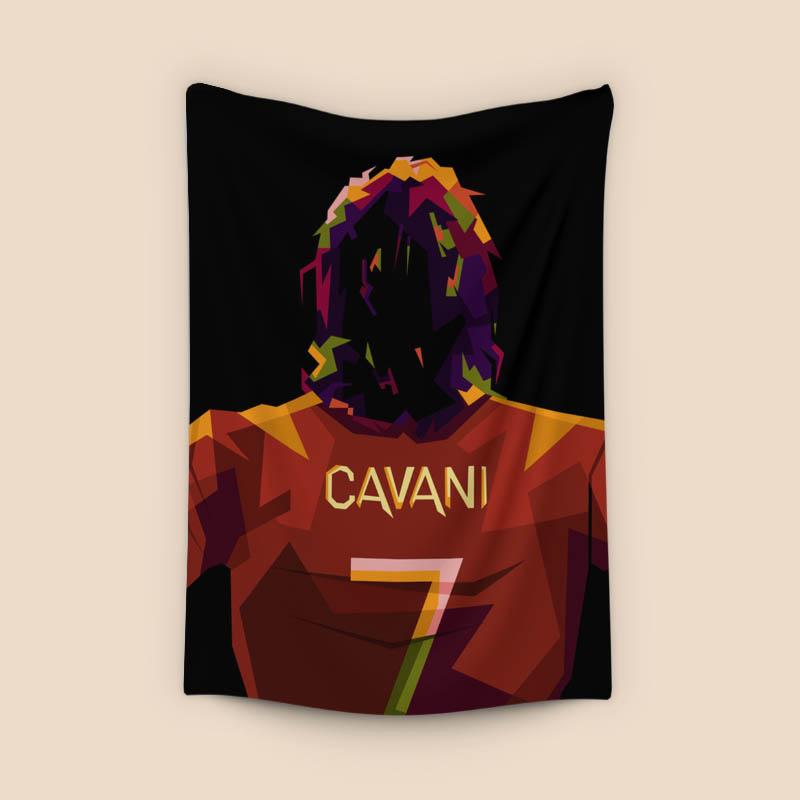 Edinson Cavani in amazing pop art