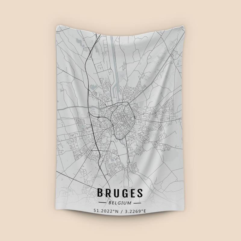 Bruges map