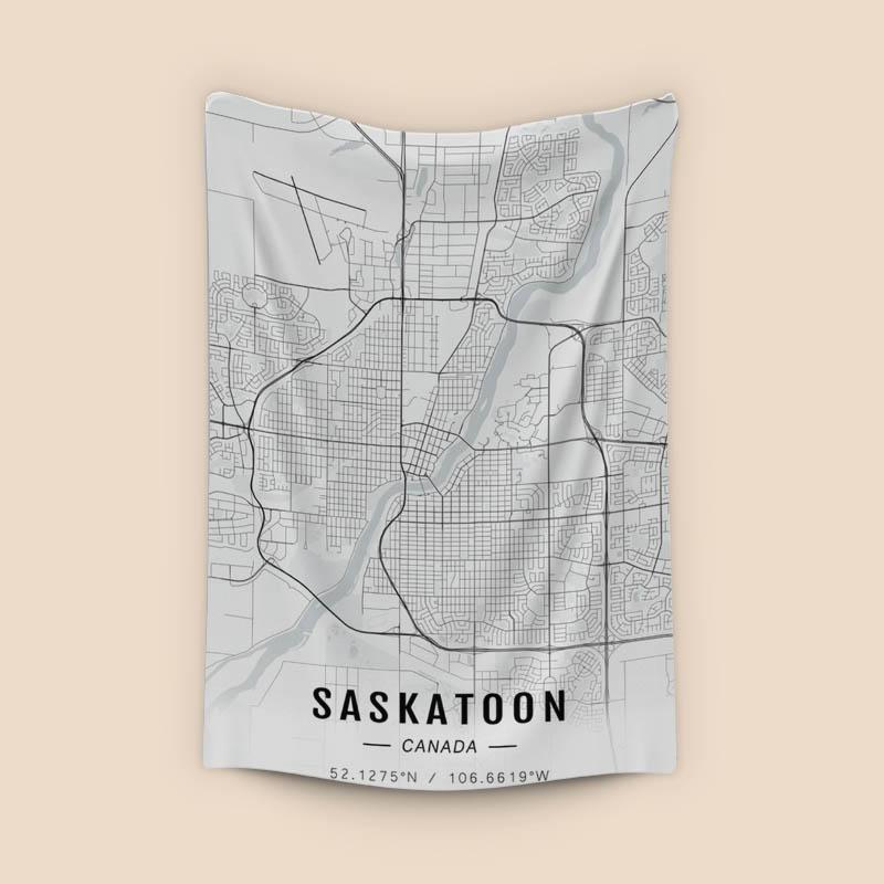 Saskatoon map